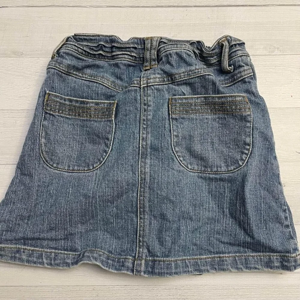 Gymboree‎ girls apple denim skort 8